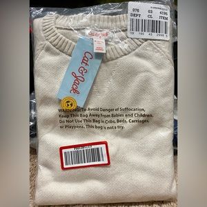 Unisex Cat & Jack Heather Oatmeal Crewneck Sweater | kids medium (8/10)